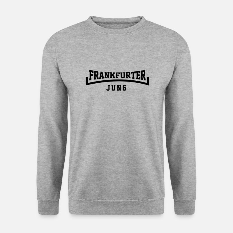Frankfurter Jung - Unisex Pullover - Weißgrau meliert