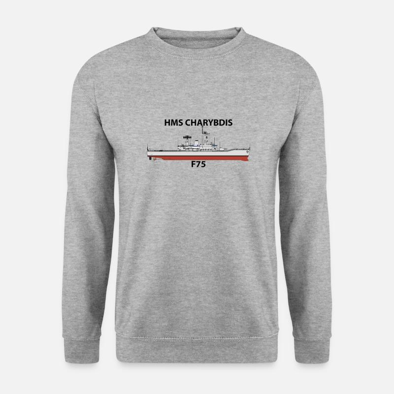 HMS CHARYBDIS - LEANDER ORIG - Unisex Pullover - Weißgrau meliert