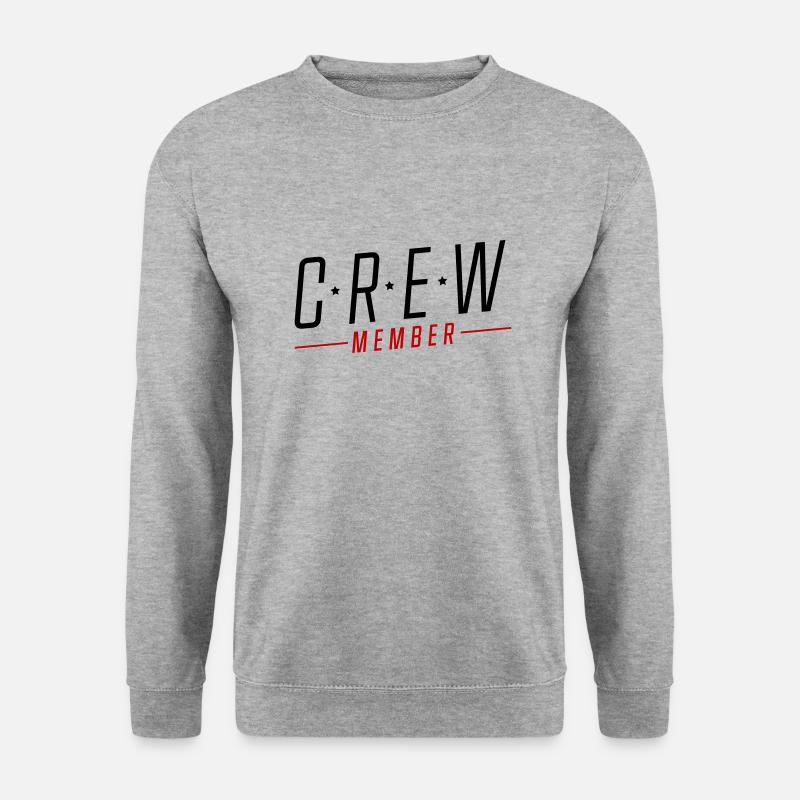 Crew Member Design - Unisex Sweatshirt - salt & pepper