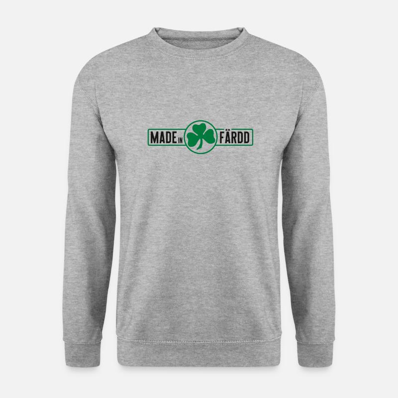 MADE IN FÄRDD - Unisex Pullover - Weißgrau meliert
