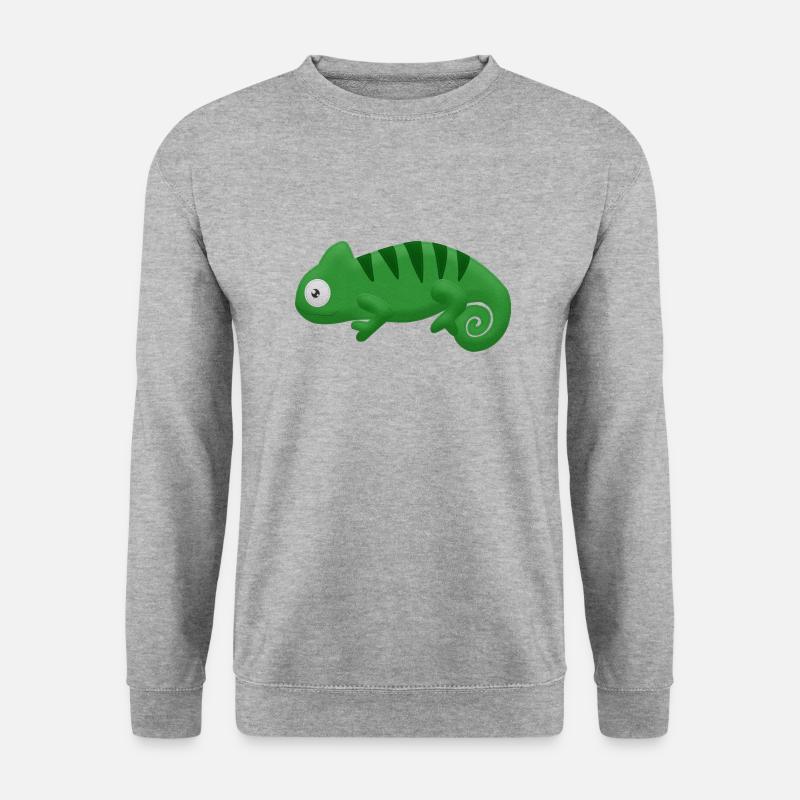 Felt Chameleon - Unisex Pullover - Weißgrau meliert