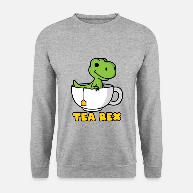 TEA REX - Unisex Sweatshirt - salt & pepper