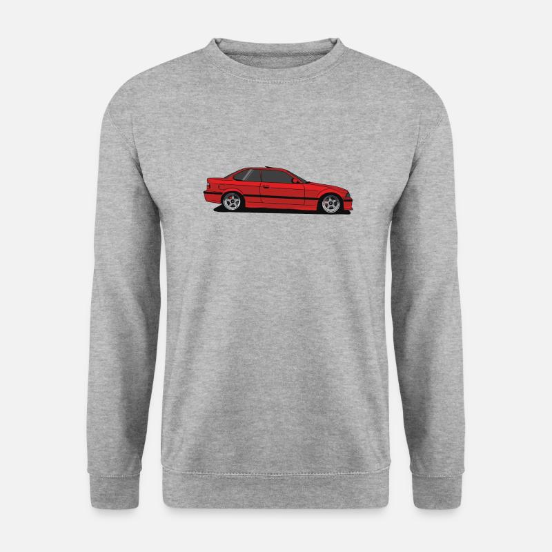 e36 rot - Unisex Pullover - Weißgrau meliert