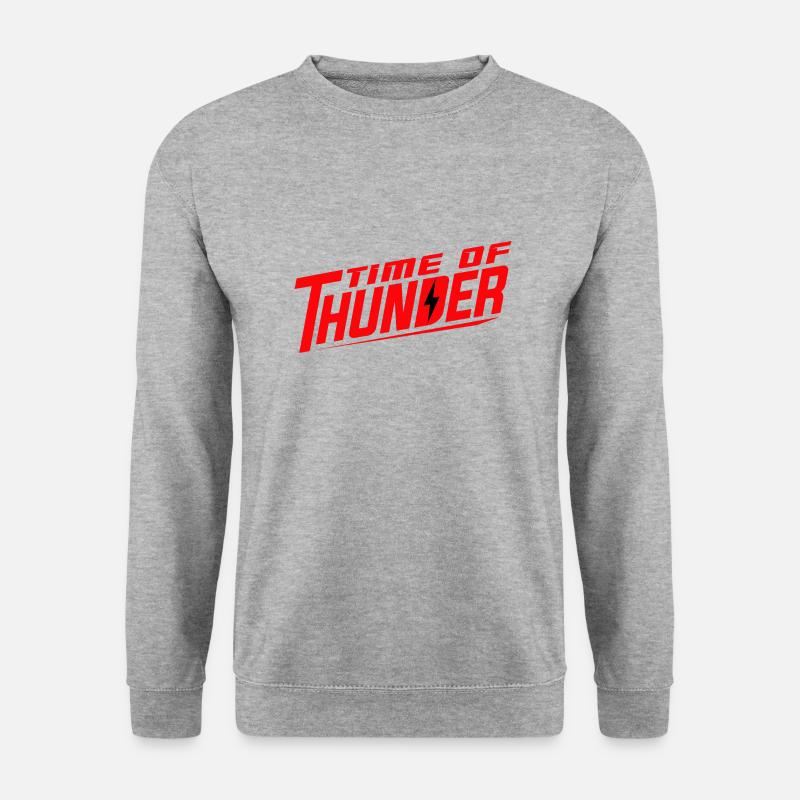 RED POWER - Unisex Pullover - Weißgrau meliert