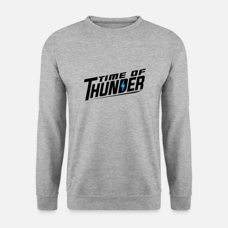 FLASH VARIATIONEN - Unisex Pullover - Weißgrau meliert