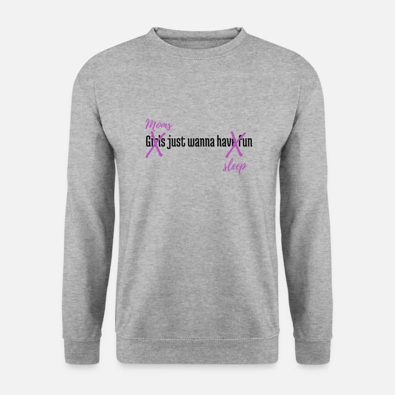 Les mamans veulent juste dormir - Sweat-shirt Unisexe - gris chiné
