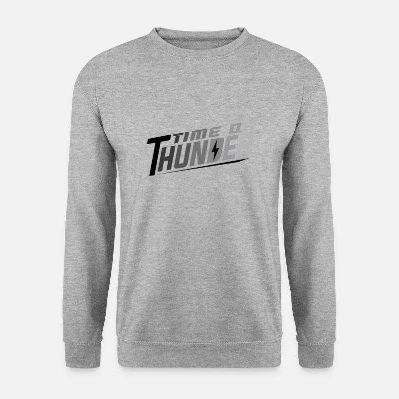 COLORMIX POWER - Unisex Pullover - Weißgrau meliert