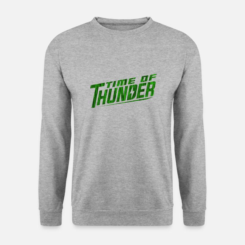 GREEN POWER - Unisex Pullover - Weißgrau meliert