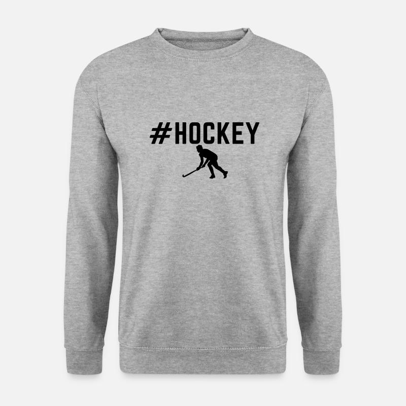 Hockey - Unisex Pullover - Weißgrau meliert