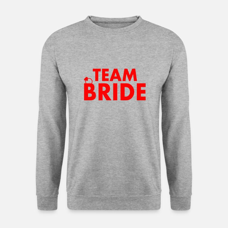 Team bride - Unisex Pullover - Weißgrau meliert