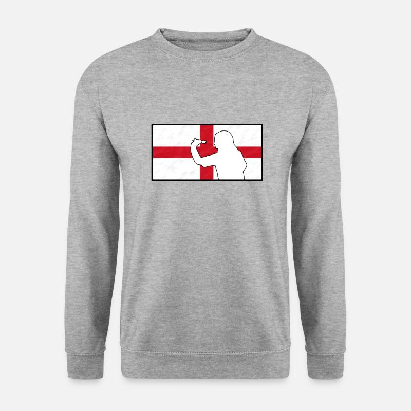 Dart Mrs. Englland - Unisex Sweatshirt - salt & pepper