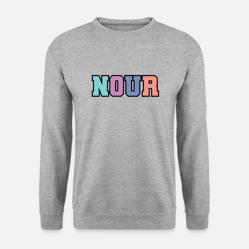 Name - Nour - Unisex Sweatshirt - salt & pepper