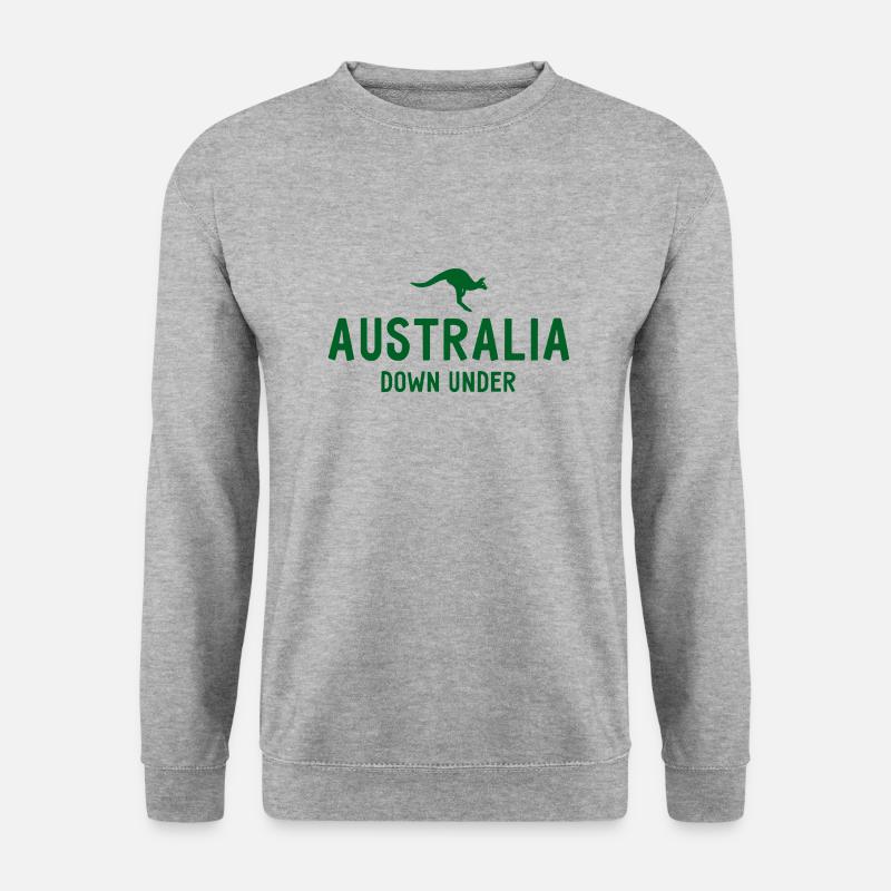 Australia - Down Under - Australia - Kangaroo - Unisex Sweatshirt - salt & pepper