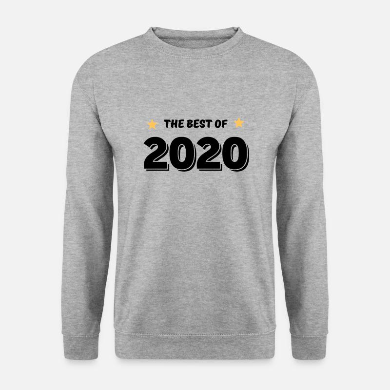 Das Beste aus 2020 - Unisex Pullover - Weißgrau meliert