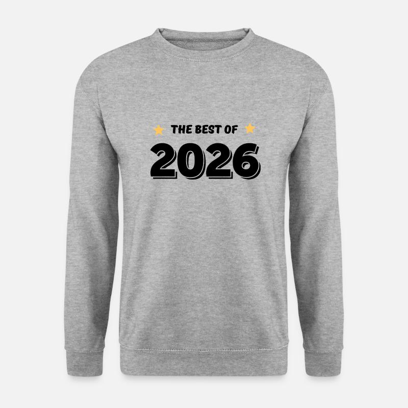 Das Beste aus 2026 - Unisex Pullover - Weißgrau meliert