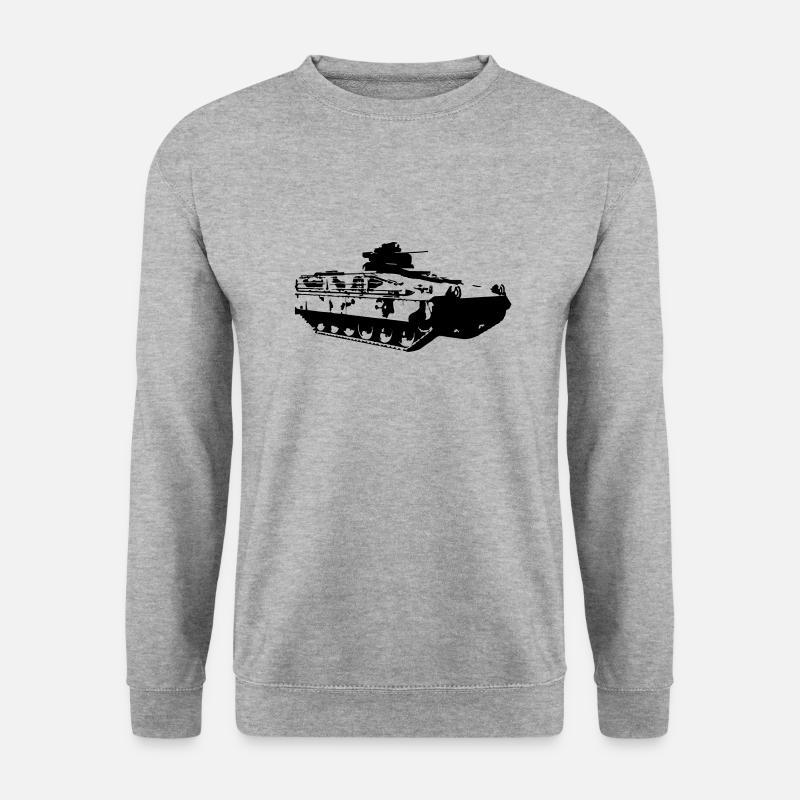 Schützenpanzer Marder - Unisex Pullover - Weißgrau meliert