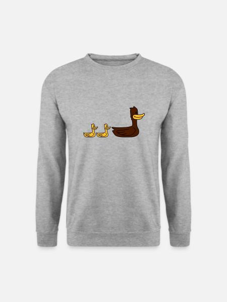 Duck Family - Unisex Sweatshirt - salt & pepper