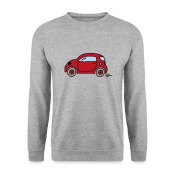 Voiture - Sweat-shirt Unisexe - gris chiné - Devant - Alina (178cm) & Michal (187cm)
