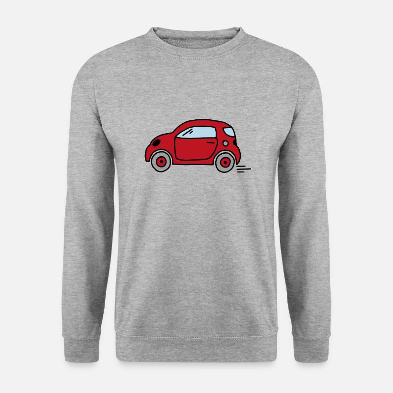 Auto - Unisex Pullover - Weißgrau meliert