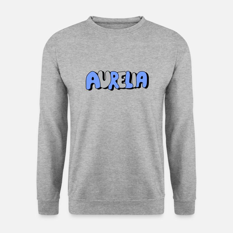 Aurelia - Unisex Pullover - Weißgrau meliert