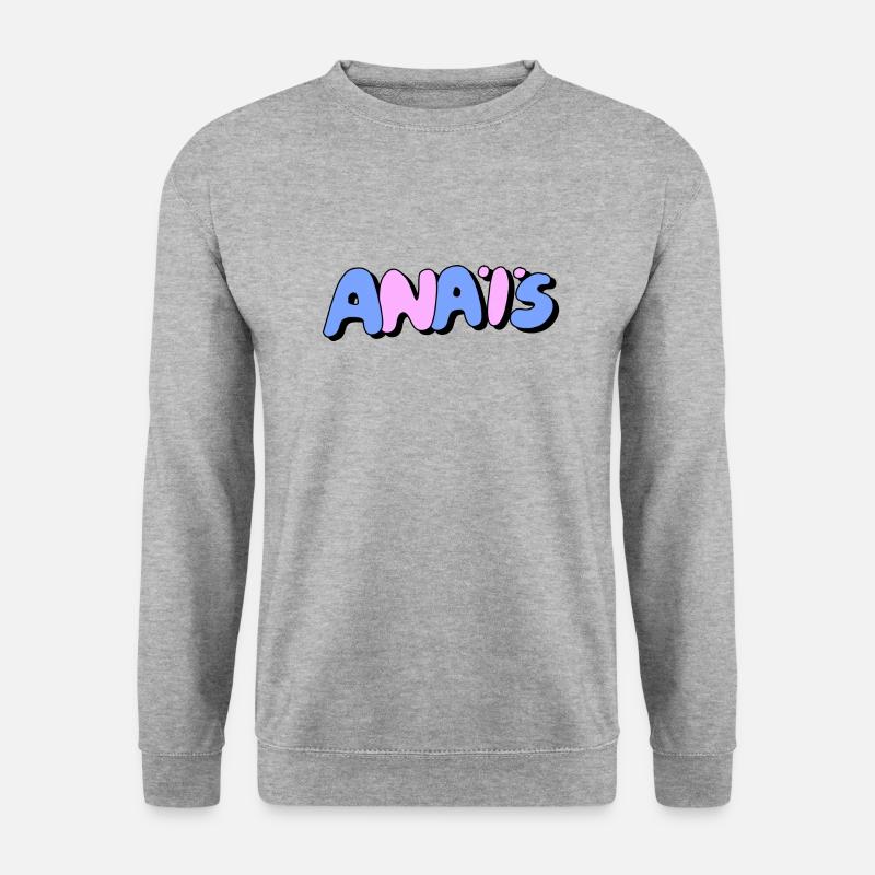Anais - Unisex Pullover - Weißgrau meliert