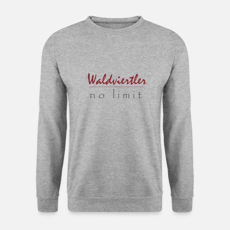 Waldviertler 19 - Unisex Pullover - Weißgrau meliert