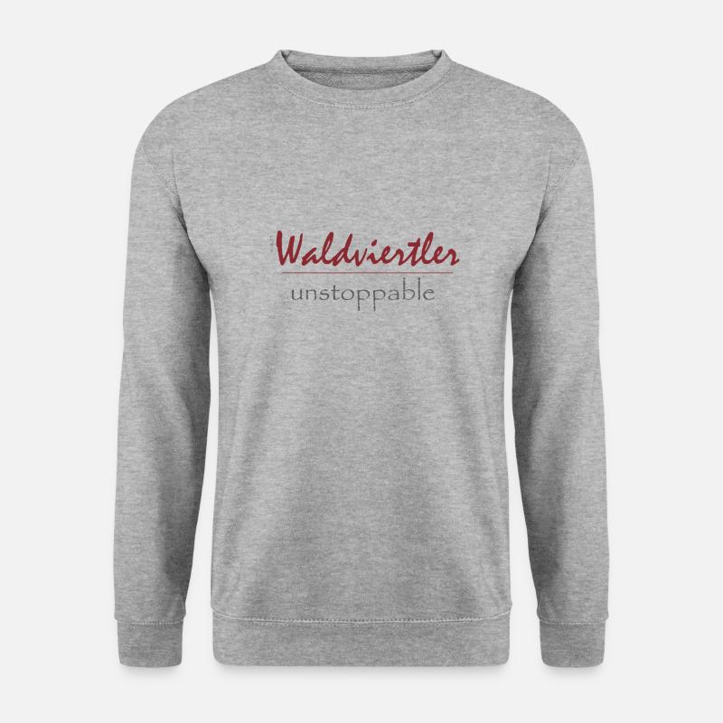Waldviertler 18 - Unisex Pullover - Weißgrau meliert