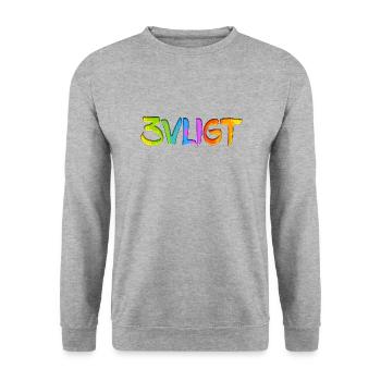 sms chat language fortifications english three 3 three - Unisex Sweatshirt - salt & pepper - Front - Alina (178cm) & Michal (187cm)