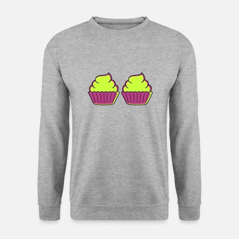 cupcake 2 - Unisex Pullover - Weißgrau meliert