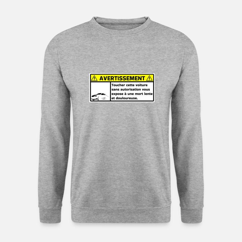 Warning - Unisex Sweatshirt - salt & pepper