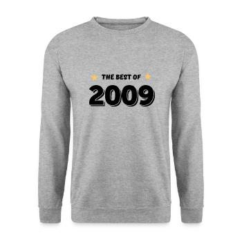 Das Beste aus 2009 - Unisex Pullover - Weißgrau meliert - Vorne - Alina (178cm) & Michal (187cm)