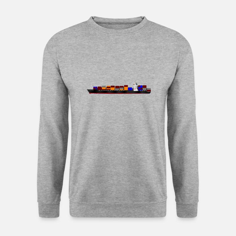 Container Ship - Unisex Sweatshirt - salt & pepper