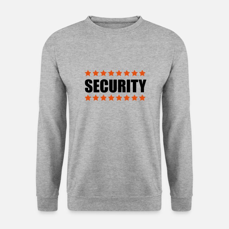 Security - Unisex Pullover - Weißgrau meliert