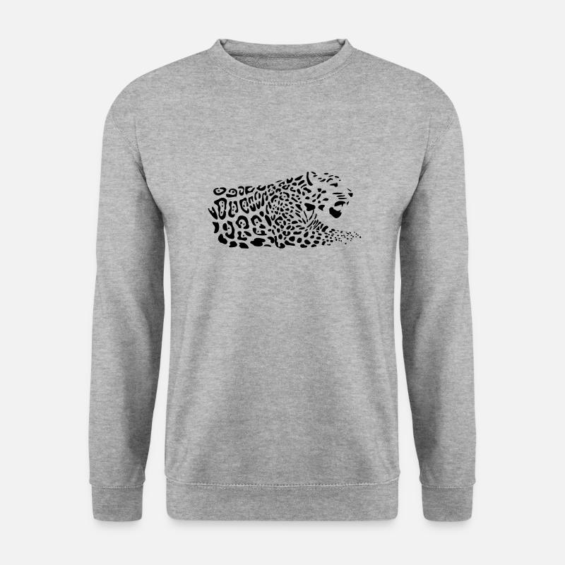 Jaguar - Unisex Pullover - Weißgrau meliert