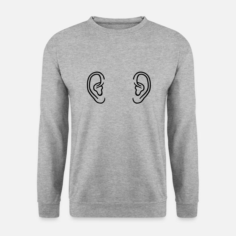 Ears - Unisex Sweatshirt - salt & pepper