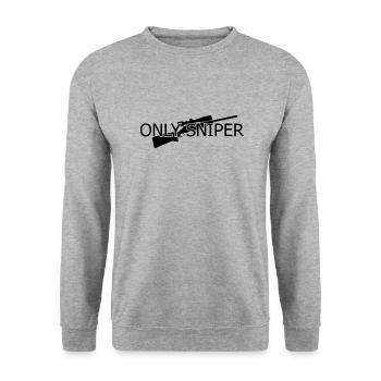 Game Gaming PC - Unisex Sweatshirt - salt & pepper - Front - Alina (178cm) & Michal (187cm)