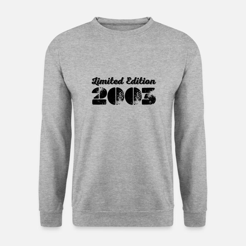 2003 20. Geburtstag - Unisex Pullover - Weißgrau meliert