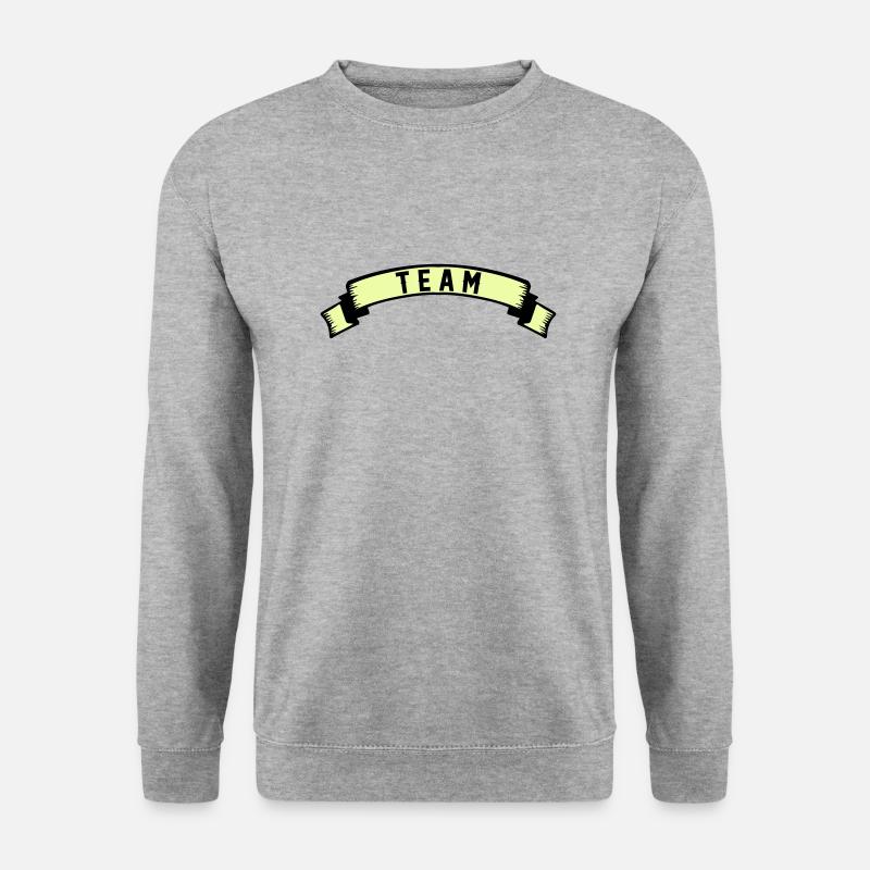 équipe - Sweat-shirt Unisexe - gris chiné