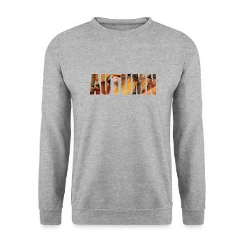 Automne - Sweat-shirt Unisexe - gris chiné - Devant - Alina (178cm) & Michal (187cm)
