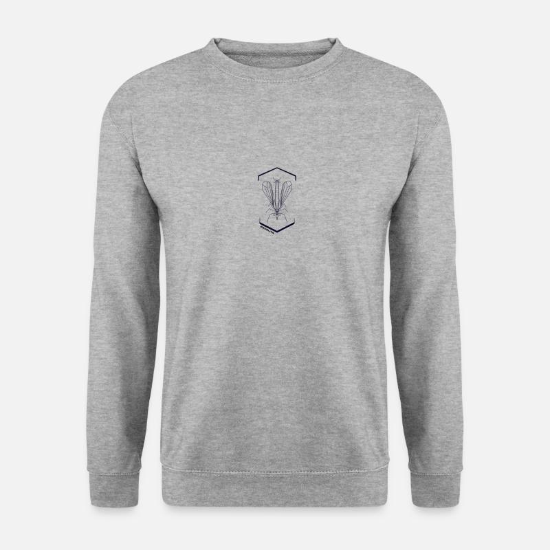 Moskito - Unisex Pullover - Weißgrau meliert