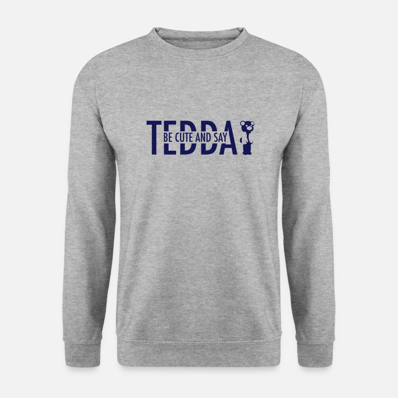 TEDDAY 1 - Unisex Pullover - Weißgrau meliert