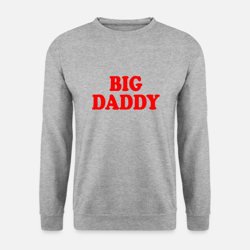 Big daddy - Unisex Pullover - Weißgrau meliert