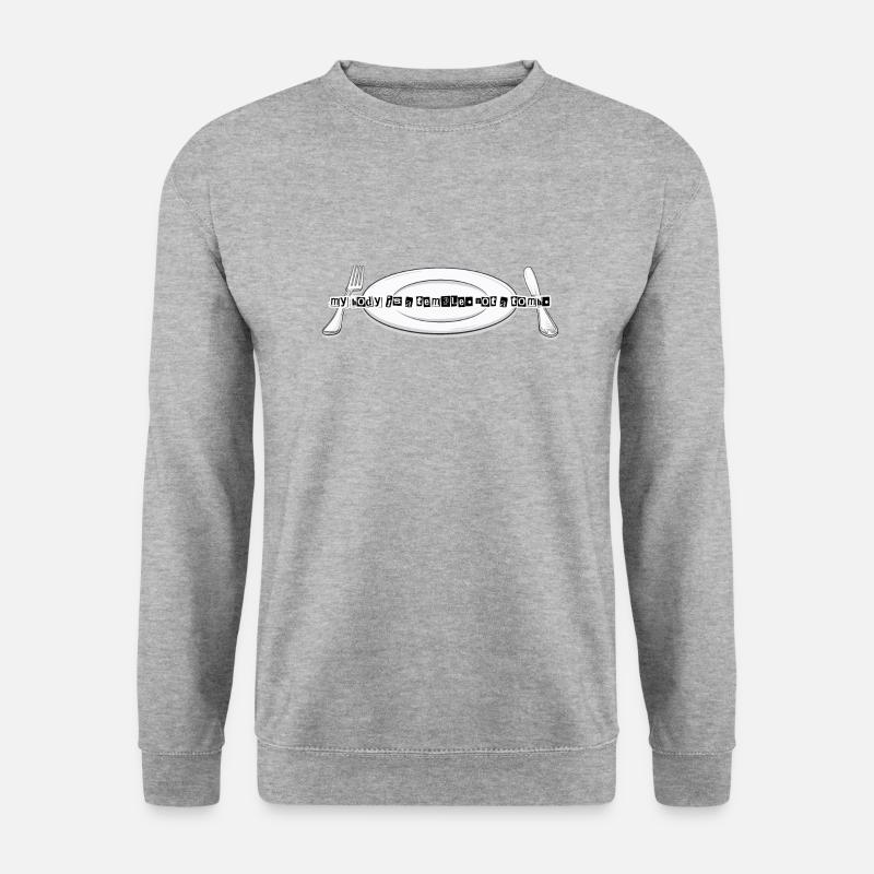 Animal Rights // Illustration - Unisex Pullover - Weißgrau meliert