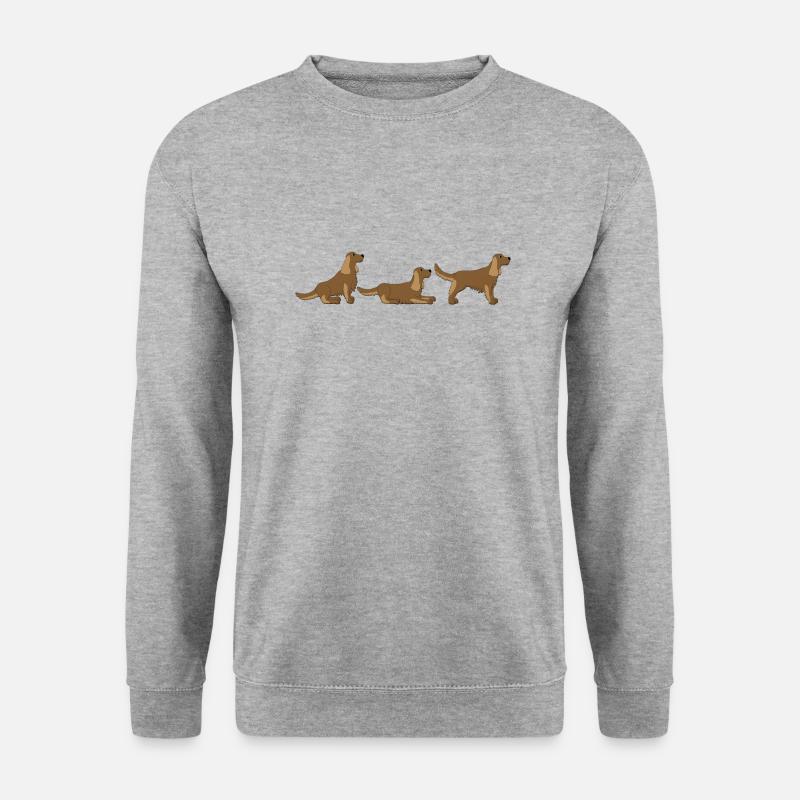 place get Cocker Spaniel - Unisex Sweatshirt - salt & pepper