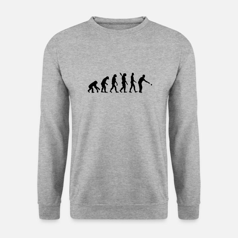 Pétanque Évolution - Sweat-shirt Unisexe - gris chiné