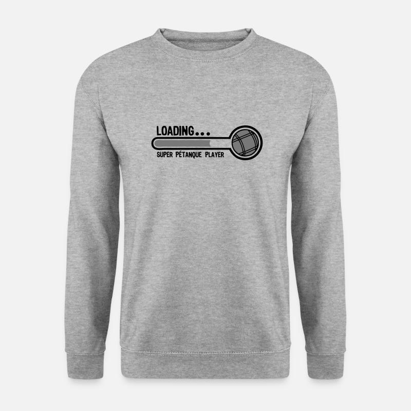 petanque ball loading super player - Unisex Sweatshirt - salt & pepper