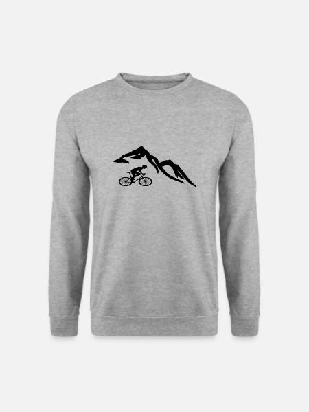 MTB Mountain Bike - Unisex Sweatshirt - salt & pepper