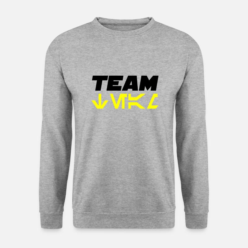 Team SW - Unisex Pullover - Weißgrau meliert