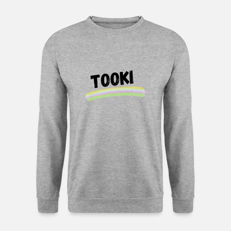 tooki 2 - Unisex Pullover - Weißgrau meliert