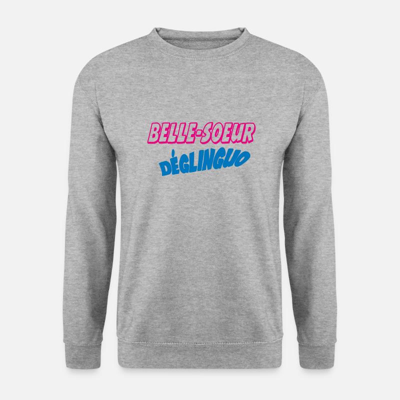 Schwägerin - Unisex Pullover - Weißgrau meliert